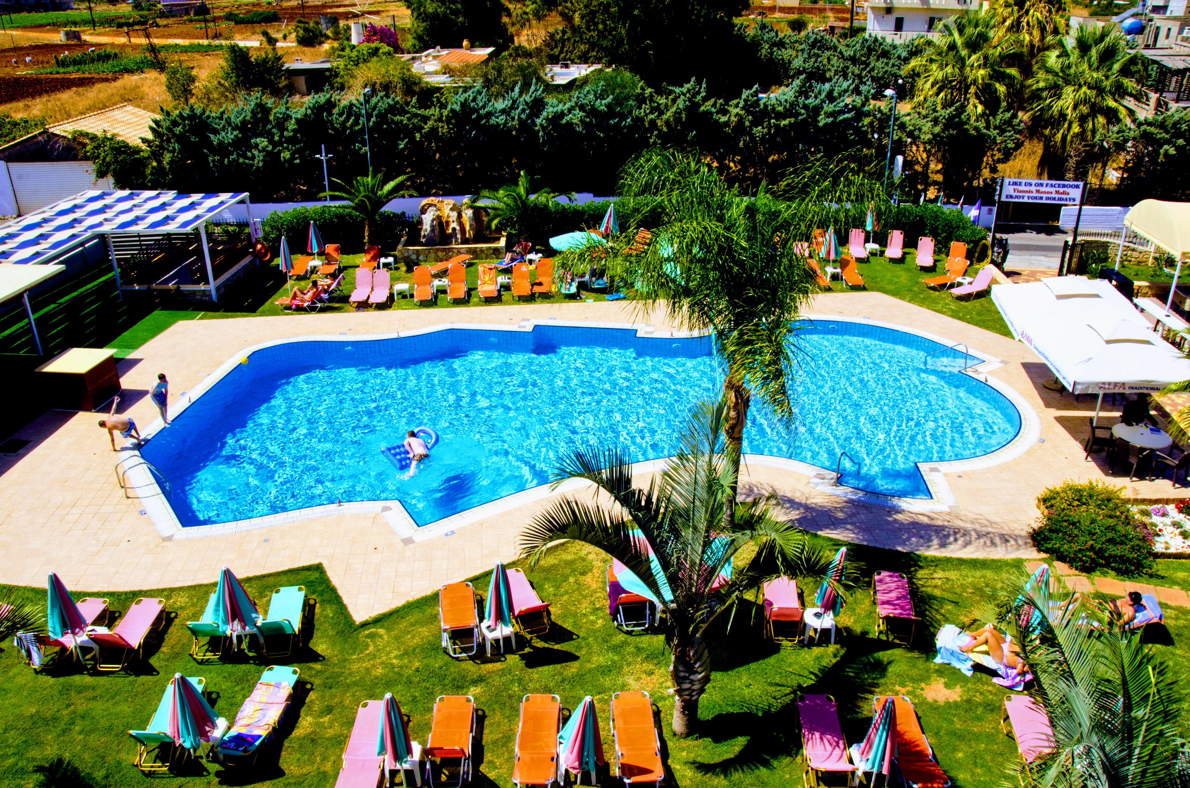 Yiannis Manos Hotel Resort Malia Extérieur photo